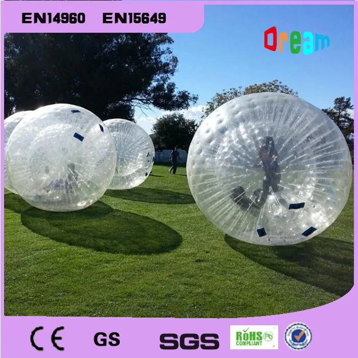 Бесплатная доставка 2 5 м надувной шар для Зорба из ПВХ боулинга уличный