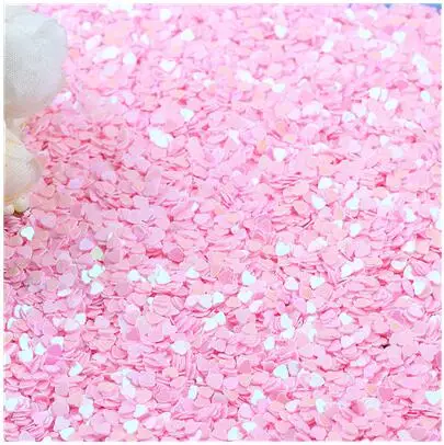 ab pink 20g Мода ногтей Блестки 3 мм любовь сердце форма, Сыпучие блёстки для ногтей Искусство Маникюр шитье ремесло свадебные конфетти украшения 20 г/10 г - Цвет: ab pink 20g