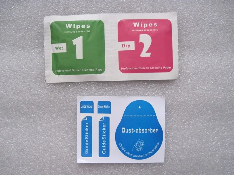 100pcs Tempered Glass Film for Lenovo Tab 2 A8-50 A8-50F A8-50LC 8inch Tablet Screen Protector + Cleaning Wipes NO Retail Box