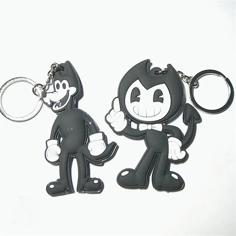 Bendy фигуры игрушки ПВХ брелок игра ужас Бенди и Борис фигурас кукла Подвеска для