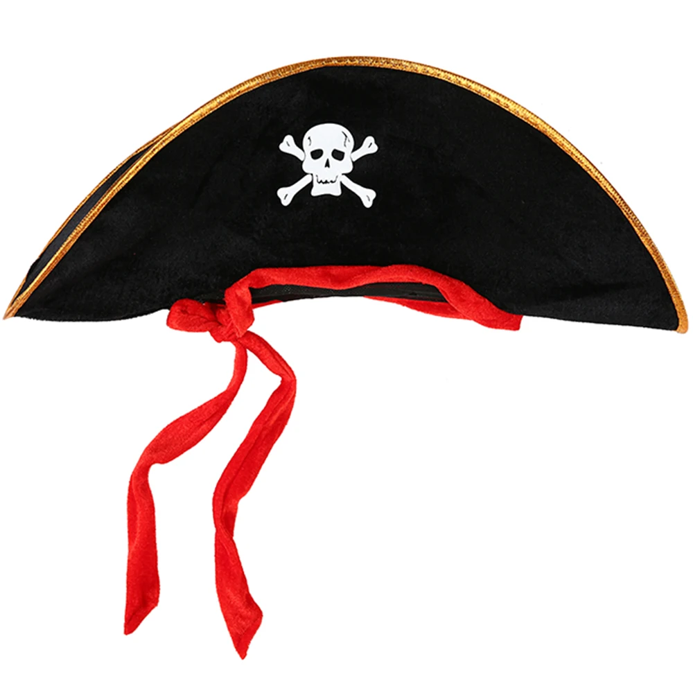 

Pirate Inspired Tutu Dress with Hat Black Red White Girls Evil Vampire Pageant Halloween Costume Children Kids Winter Clothes