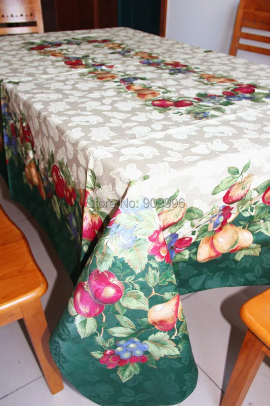 

Free shipping-Fruits cloth tablecloths European Figure jacquard fabric