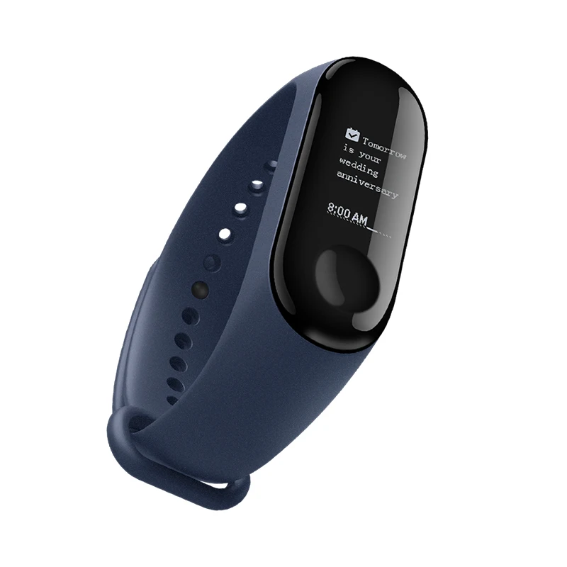 Глобальная версия Xiaomi MiBand 3 Mi band Bluetooth фитнес-трекер OLED экран водонепроницаемый