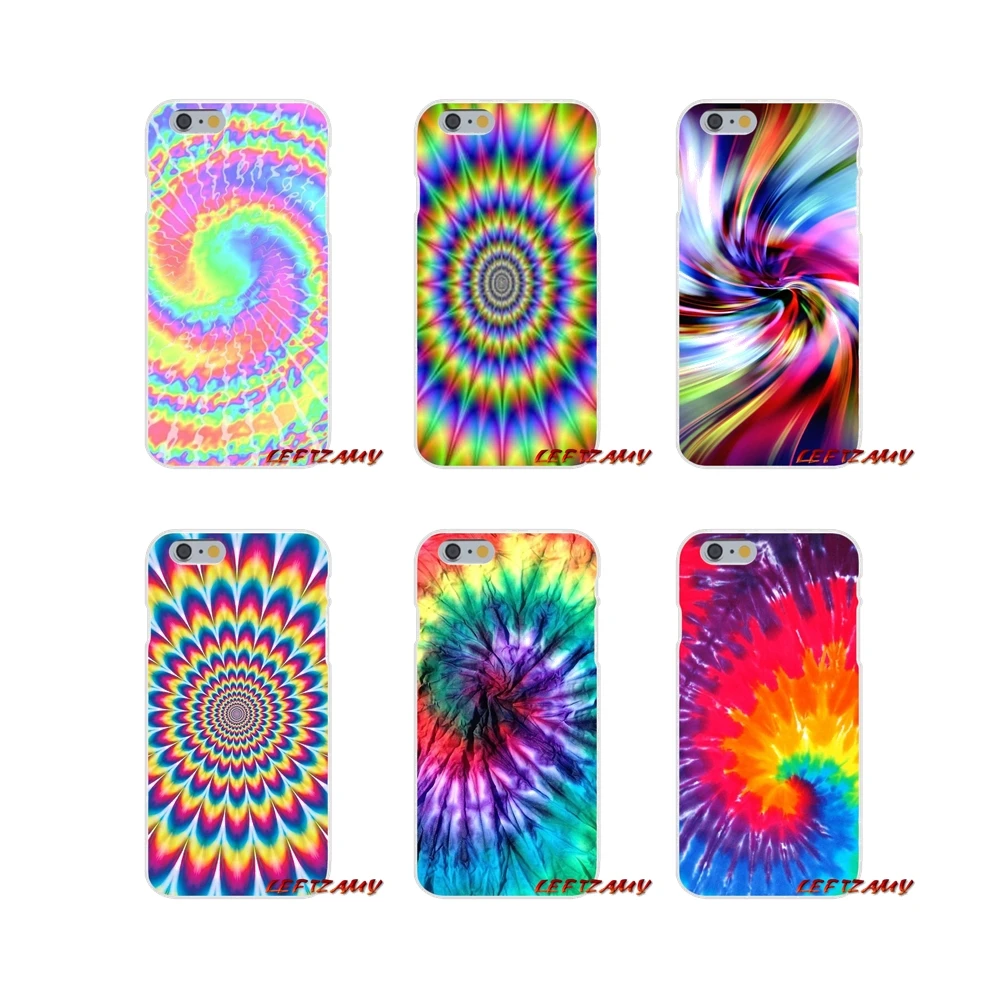 Для iPhone X XR XS MAX 4 4S 5 5S 5C SE 6 6S 7 8 Plus Trippy Tie Dye Peace sign Alien аксессуары чехлы для телефонов |