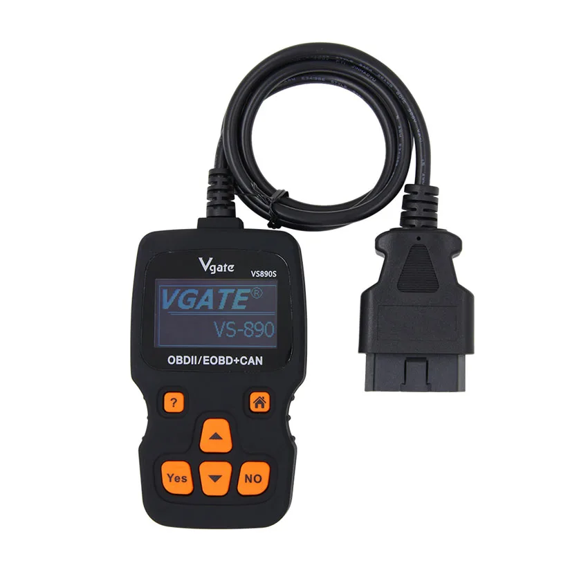 VGATE VS890/VS890S OBDII OBD2 диагностический инструмент VS890 автомобильный код считыватель MaxiScan VS 890 OBD II сканер VS890 многоязычный - Цвет: VS890S