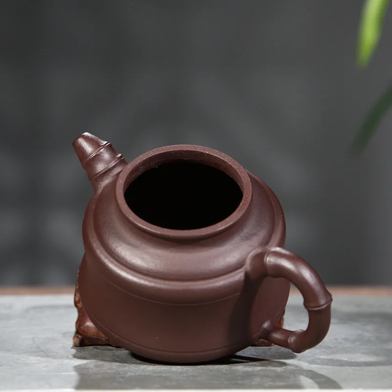 Purple Sand Pot Yixing Yunhai Piece Bamboo Leaf Ding Ore Mud Quality Hand-made Teaware | Дом и сад
