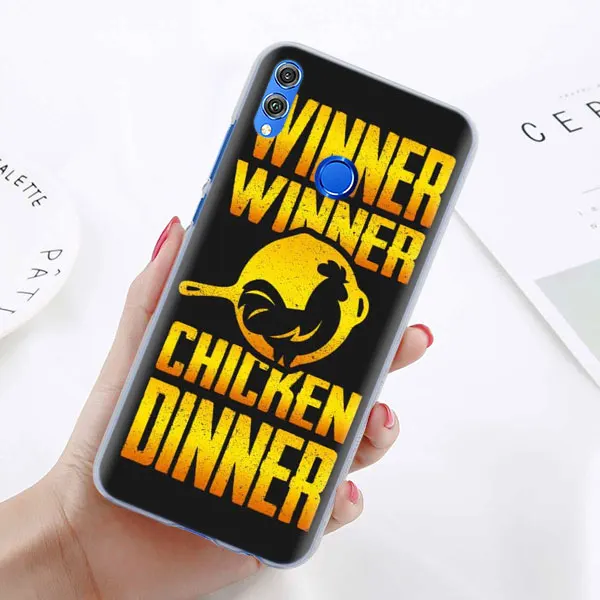 Pubg чехол для телефона для huawei Honor 8X 8A Pro 8C 8S 9 10 Lite 20i Honor Play Y7 Y9 крышка чехол Coque - Цвет: 07