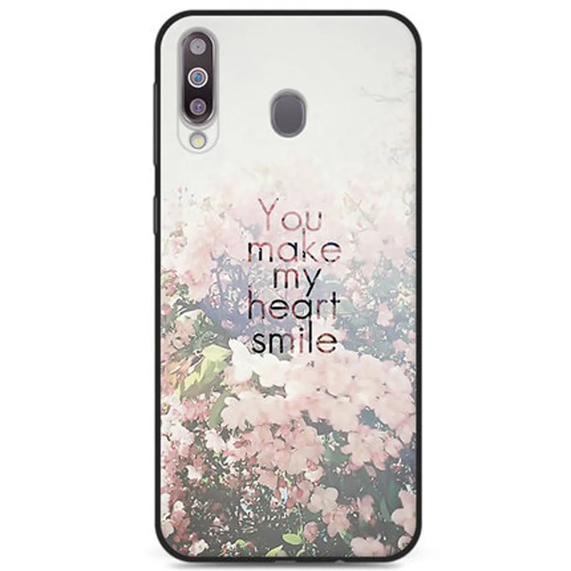Чехол для Samsung galaxy M30 милый мультяшный мягкий чехол телефона искусственная