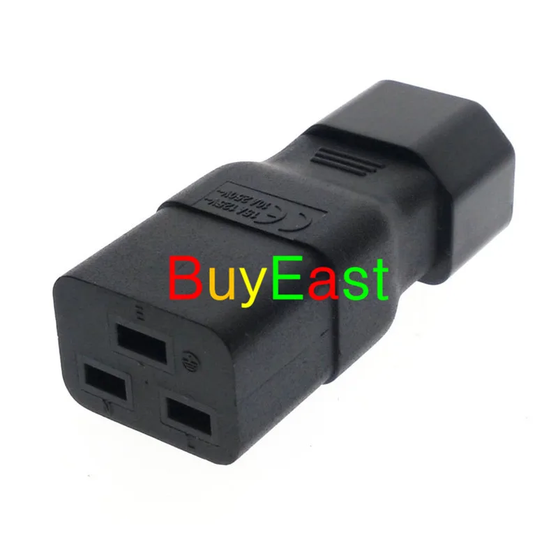 Лот 10 PDU PSU USP адаптеры питания IEC C19 папа к C14 адаптер адаптер|adapter|adapter power |