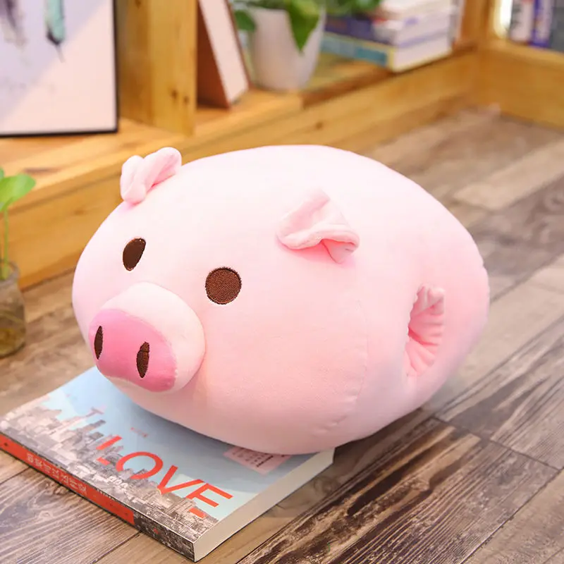 6 40 см* 30 см Kawaii Плюшевые единороги уплотнения руки теплые мягкие свиньи динозавр Подушка куклы игрушки подарки на день рождения рождественские игрушки - Цвет: 6