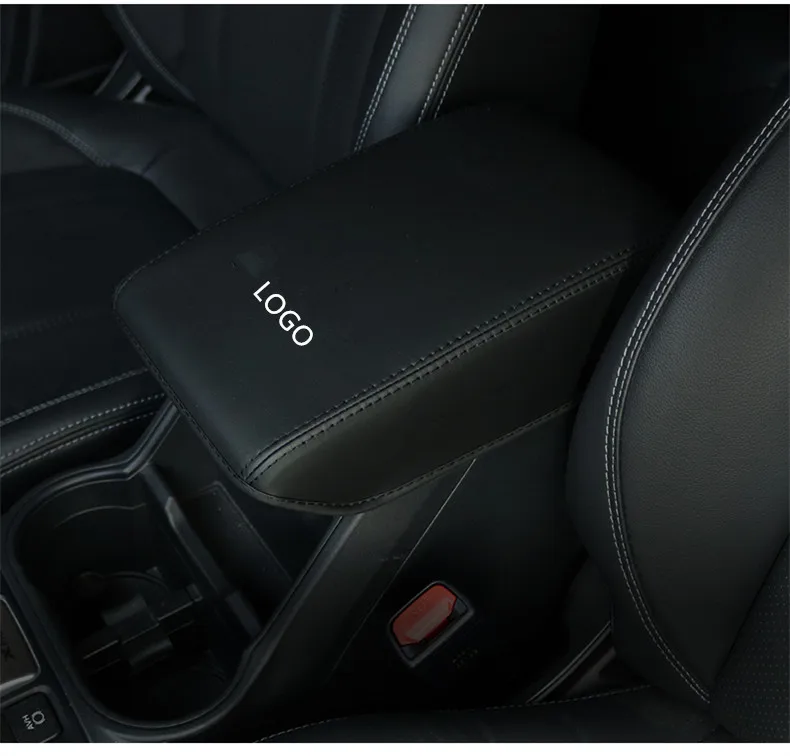 Центральный подлокотник из углеродного волокна для Subaru Forester AB393 - Название цвета: Black Thread