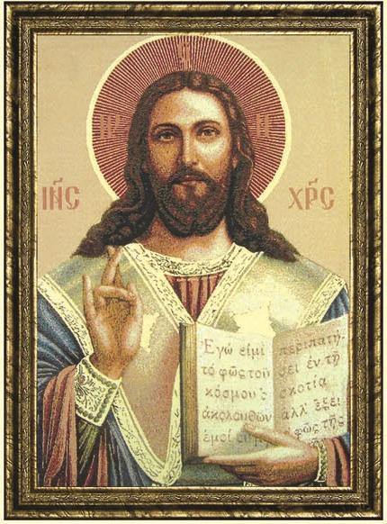 Горячая продажа гобелены настенные драпировки Христос ткань картина на