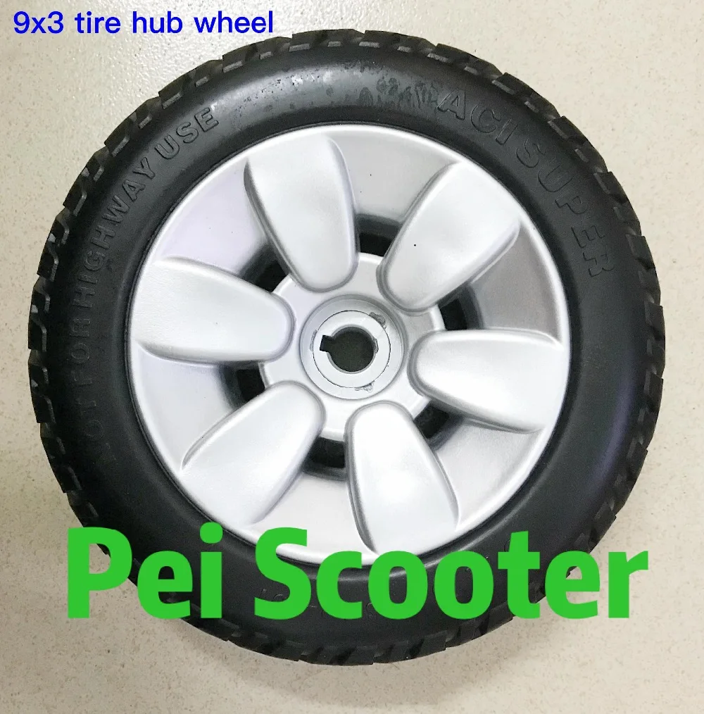 

9 inch 9x3 electric wheelchair PU tyre ppwt-02