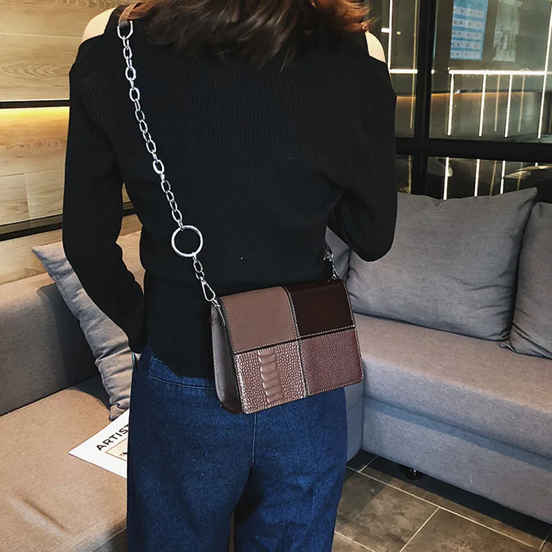 Женская сумка из ПУ кожи с цепочкой на одно плечо |