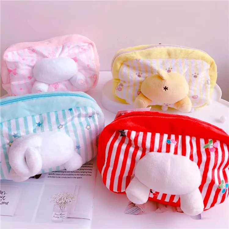 Мультяшный Sanrio, Hello Kitty My Melody Cinnamoroll pompomparin женская косметичка для хранения косметики сумки пенал для девочек Подарки