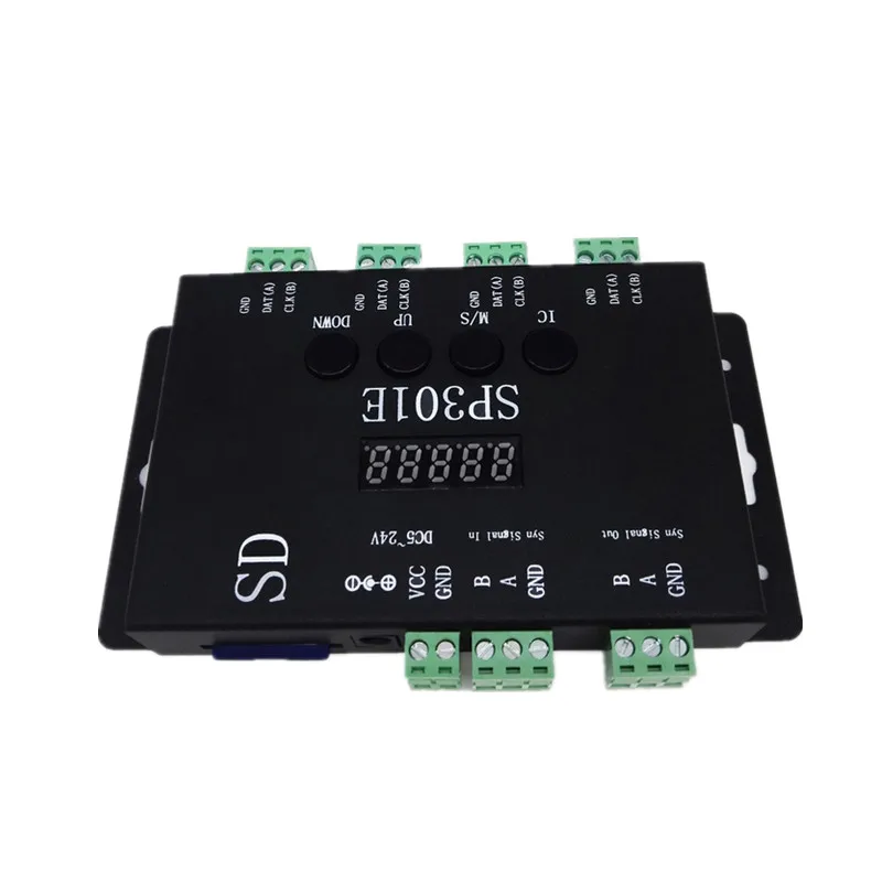 Светодиодный контроллер SP301E WS2811 WS2813 WS2812B SK6812 APA102 Pixel светодиодная полоса