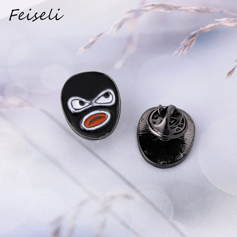 Женская эмалированная брошь Feiseli с шариком и шерстяной нитью для одежды |