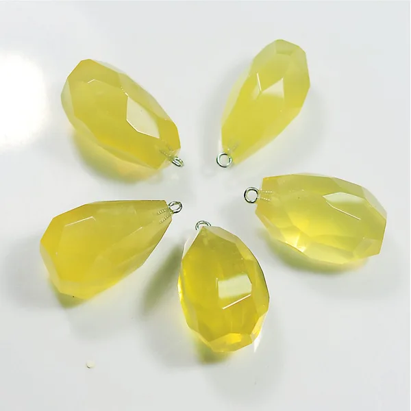 Joya 2019 новый разрез лица неоформленный камень природный камень ожерелье подвеска китайского стиля для дам народностей.