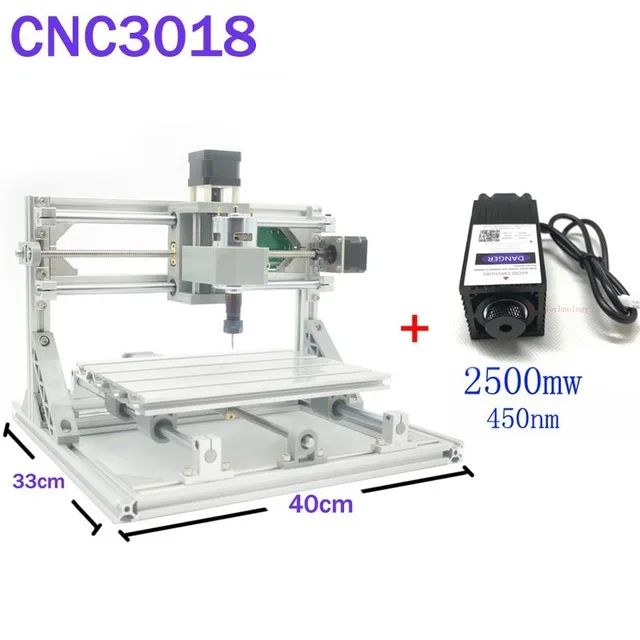 Серебристый CNC 3018 GRBL управления Diy CNC гравировальный станок, 3 оси pcb фрезерный станок, деревянный маршрутизатор лазерная гравировка, лучшие передовые игрушки - Цвет: Серебристый