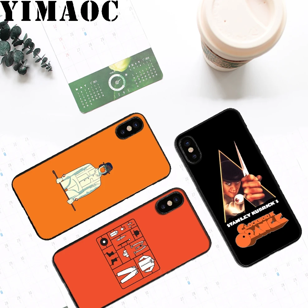 YIMAOC A Clockwork Orange Soft Silicone Case for iPhone 11 Pro Xr Xs Max X or 10 8 7 6 6S Plus 5 5S SE |