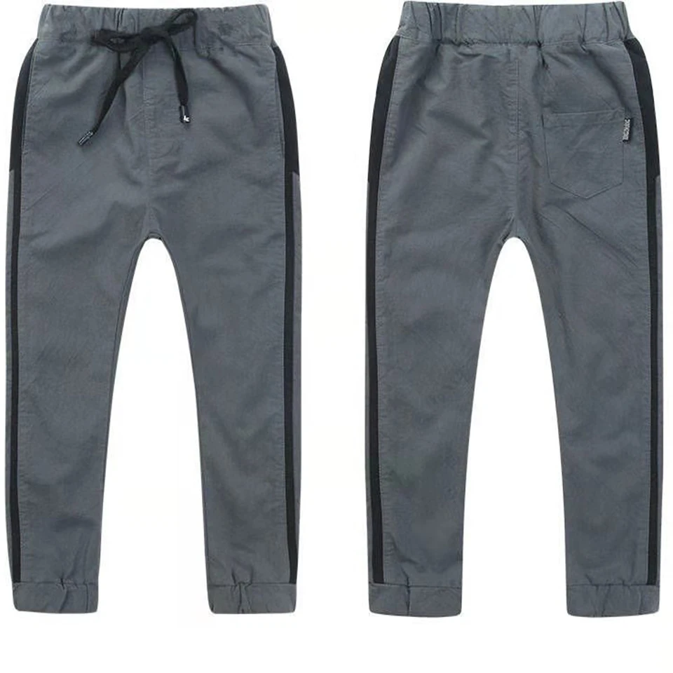 2 цвета модные детские повседневные длинные брюки для мальчиков весенне-осенние