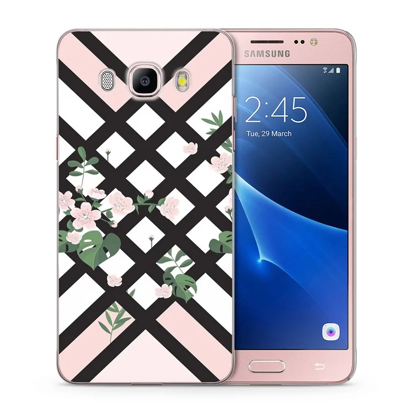 Чехол для Samsung Galaxy A3 A5 2016 2015 2017 prime J1 J3 J5 J7 TPU цветной пейзаж мягкий окрашенный