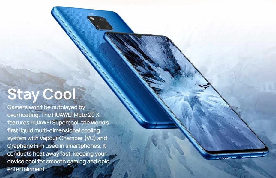 7,2 дюймовый полноэкранный huawei mate 20 X mate 20X мобильный телефон Andorid 9,0 Kirin 980 Восьмиядерный 40.0MP NFC IP53 быстрое зарядное устройство