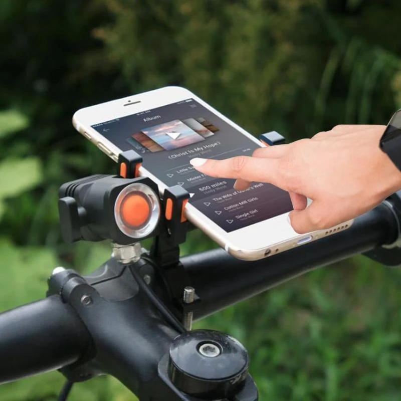 Велосипедный держатель для мобильного телефона со световым навигационным
