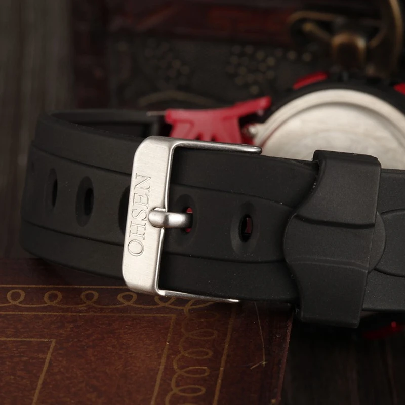 НОВЫЙ OHSEN модные брендовые спортивные часы наручные Обувь для мальчиков ребенок