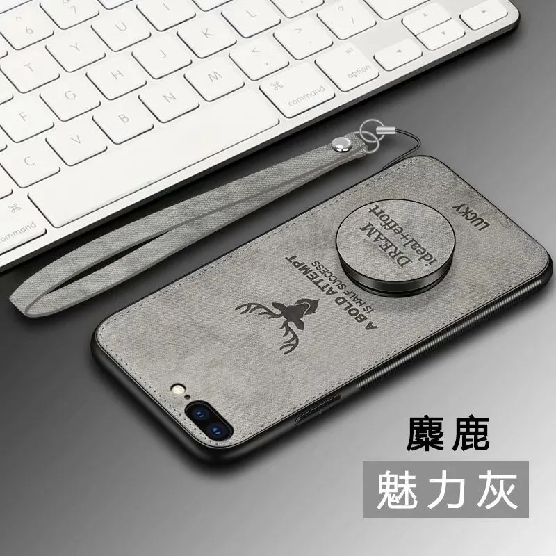 Чехол с оленем, прочный ТПУ чехол для iphone xs max xr x 10, ремешок, чехол с магнитным держателем для iphone 7, 8, 6, 6s plus, 5, SE, 5S, lucky elk