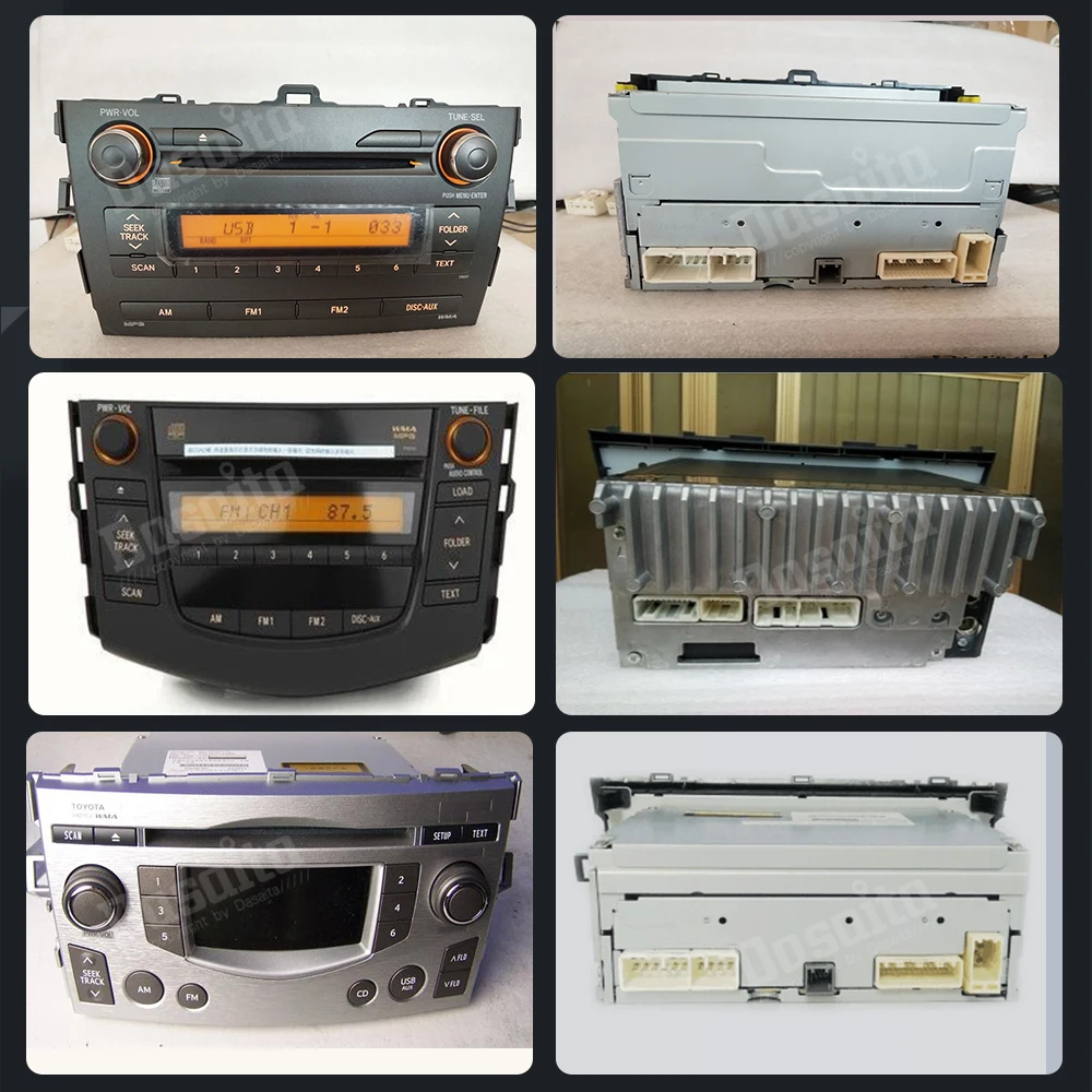 Dasaita DYX004 автомобильный DVD аудио провода жгута адаптер для Toyota Corolla Camry Prado RAV4 Hilux завод радио кабель SWC
