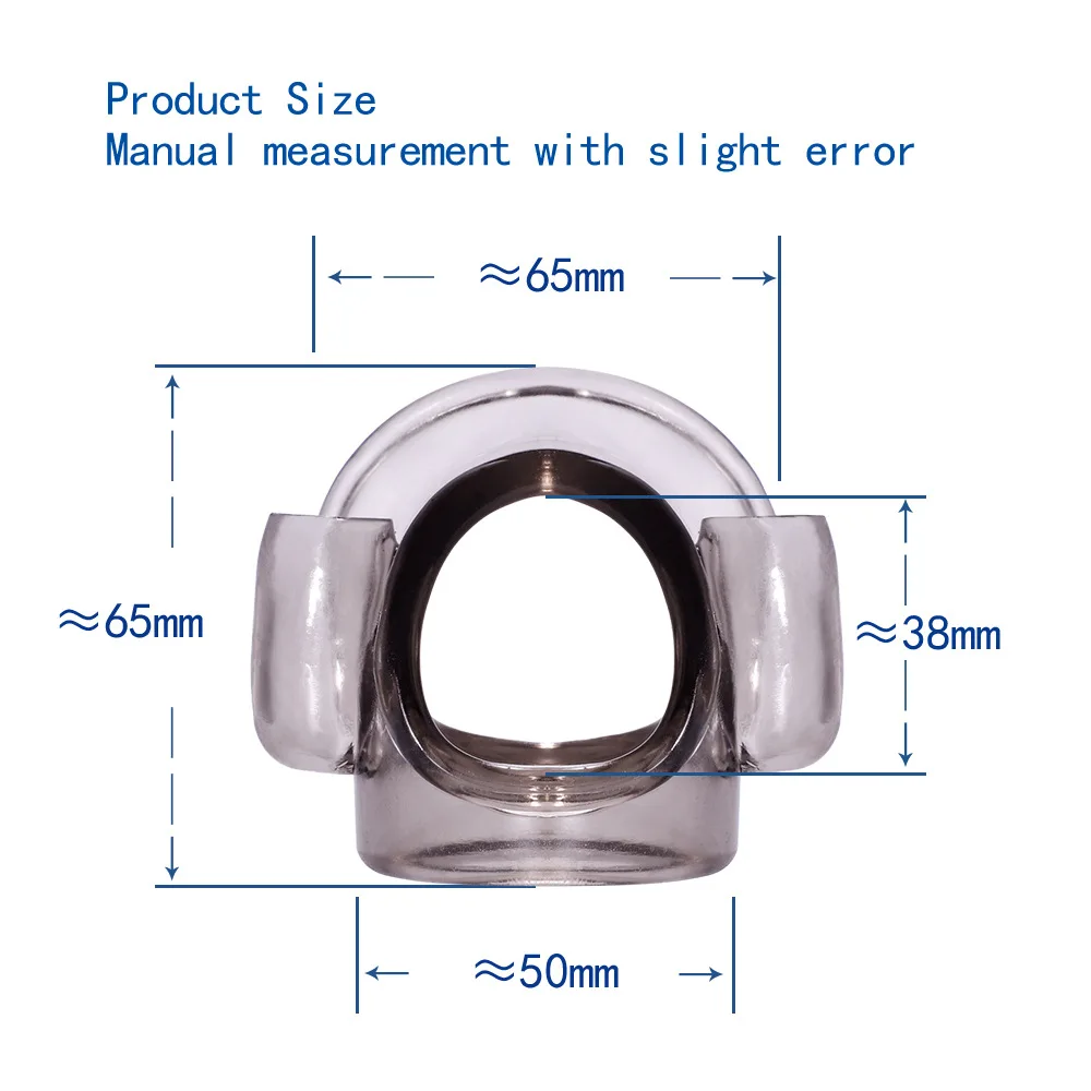 Силиконовый массажер для пениса простаты 2 шапки Мужской мастурбатор длительное