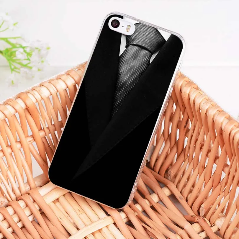 Чехол MaiYaCa Dark Suit Mystery Man Black Scrub из мягкого ТПУ для iPhone 8 7 6 6S Plus X 5 5S SE 11pro | Мобильные