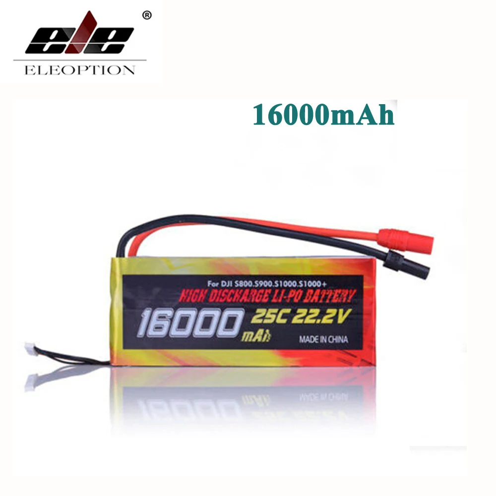 ELE ELEOPTION 16000 мАч 6S1P 22 2 В 25C Липо Для Дрон DJI S800 S900 S1000 вертолет|battery for drone|battery forbattery