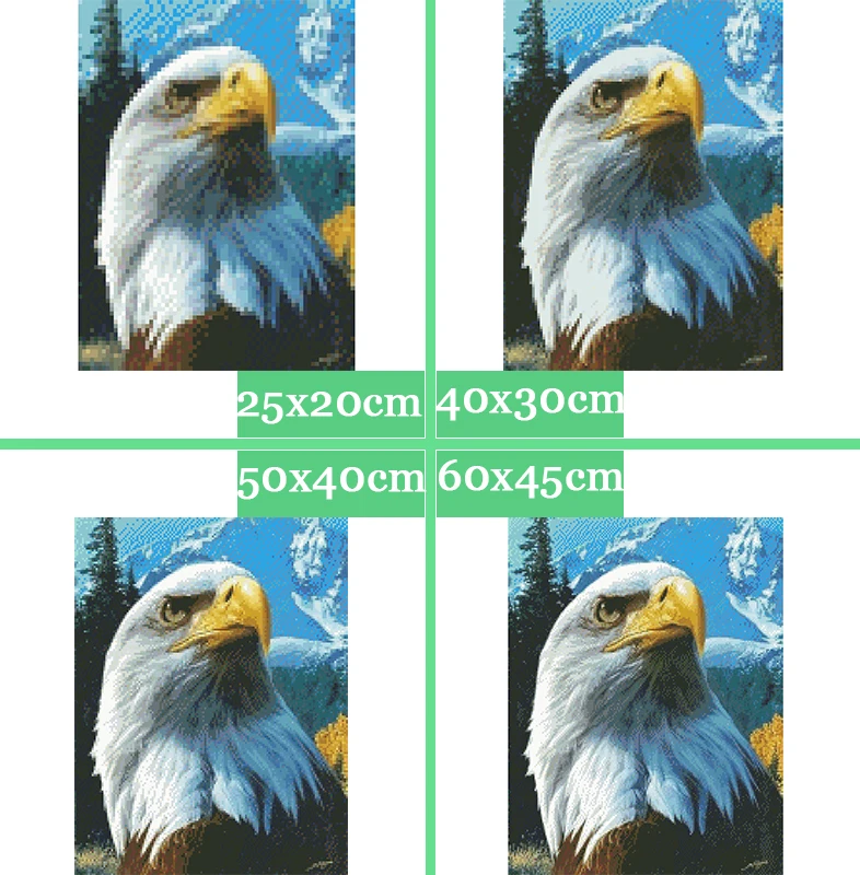 Орел алмазная живопись полный животное вышивка 5D горный хрусталь крестиком