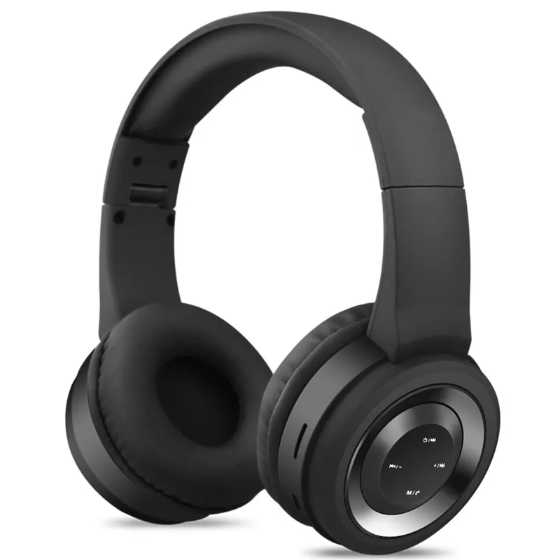 Черный Наушники Memories Music, Bluetooth, спортивные наушники, поддержка TF карты, FM радио, AUX с микрофоном, лучшие беспроводные наушники, синий, красный - Цвет: Черный