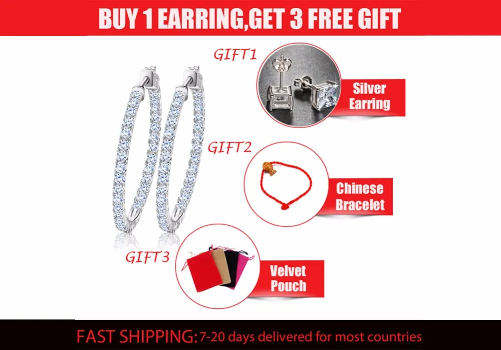 ORSA JEWELS Элегантное платиновое покрытие, круглые серьги из серебра вымощена AAA австрийский кубический цирконий свадьба ювелирные изделия OE137