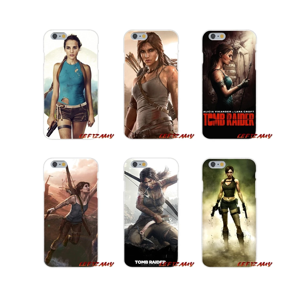 Tomb Raider 2018 Lara Croft для iPhone X XR XS MAX 4 4s 5 5S 5C SE 6 S 7 8 Plus Аксессуары чехлы