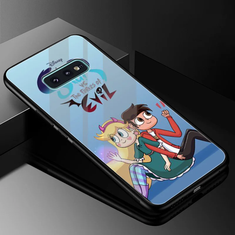 Gerleek стекло ТПУ Звезда против силы зла чехол для Samsung S7 Edge S9 S8 Plus Note 8 9