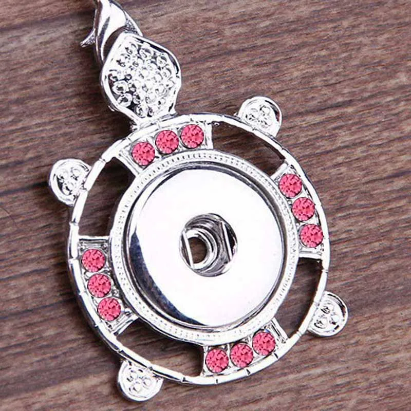 Лидер продаж 164 черепаха подходит 18 мм кулон с кнопкой ожерелье для женщин