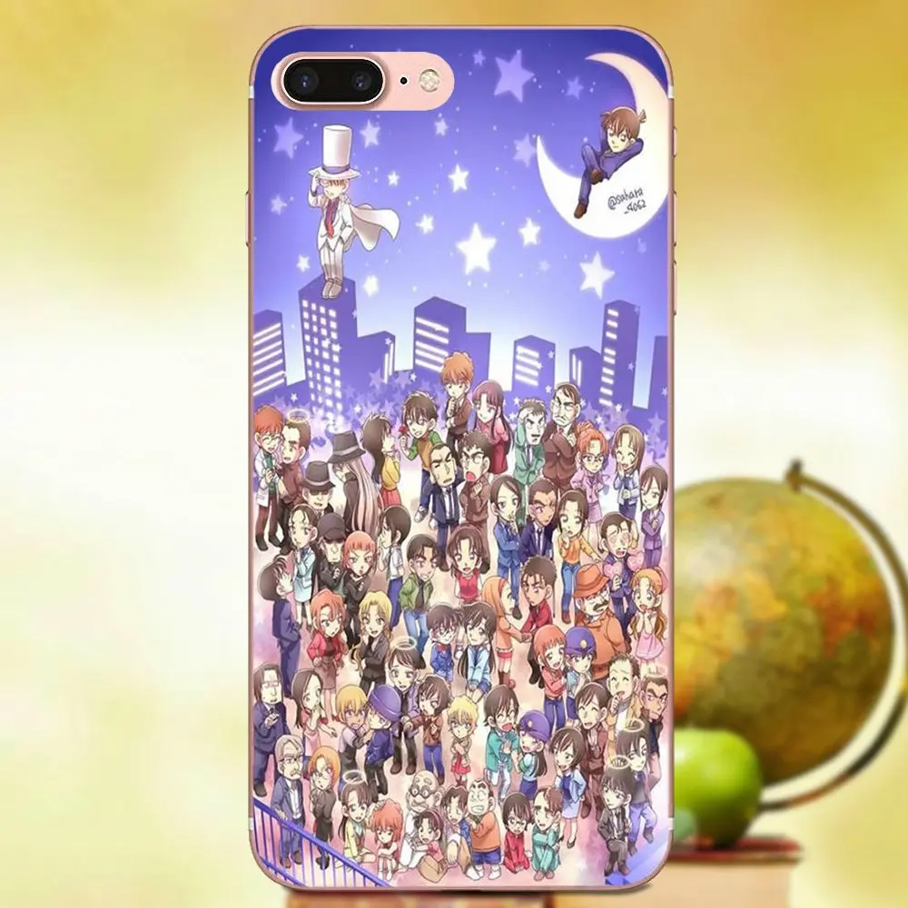 Известный аниме Detective Conan Soft оптовая продажа для HTC 530 626 628 630 816 820 One A9 M7 M8 M9 M10 E9 Plus U11