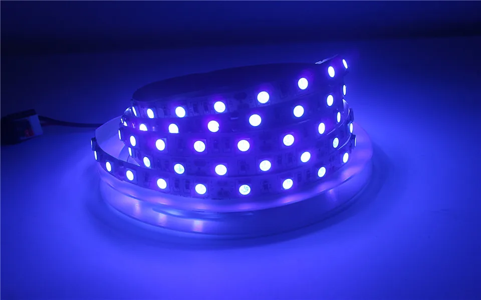 12V Черный PCB УФ светодиодный светильник 5050 SMD водонепроницаемый ночной рыболовный Ультрафиолетовый гибкий светодиодный ленточный светильник имплицитно Вечерние