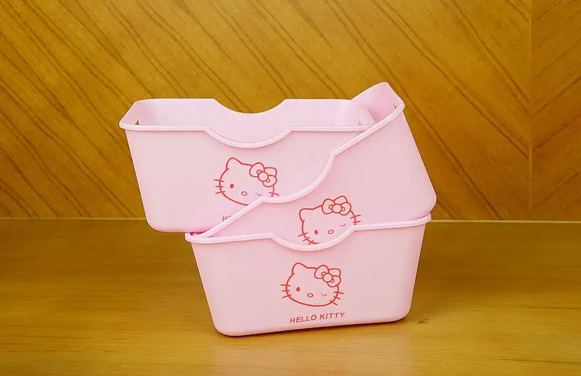 Новый органайзер для макияжа с героями мультфильмов Hello Kitty прямоугольная