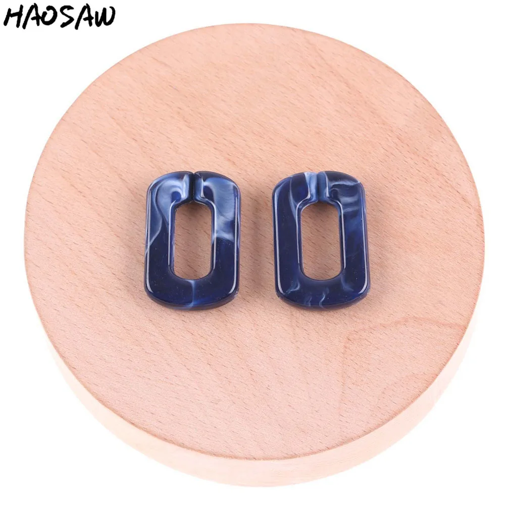 

20*31MM 100Pcs/Lot Rectangle Shape Acrylic Choose Color Beads For DIY Handmade Jewelry/Jewelry Findings/Accessories Making