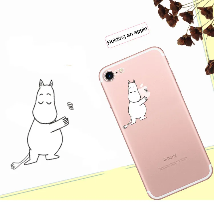 Для iphone6 7 8 X XR XMAX мобильный телефон оболочка окрашенный ТПУ Прозрачный мягкий