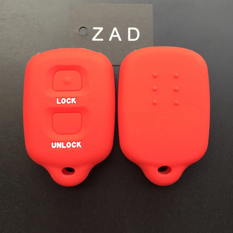 ZAD силиконовый резиновый чехол для автомобильного ключа держатель Тойота