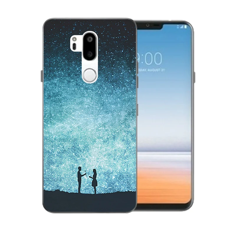 6 1 дюйма для LG G7 тонкий ТПУ установлены телефонные чехлы ThinQ с узором ночного неба