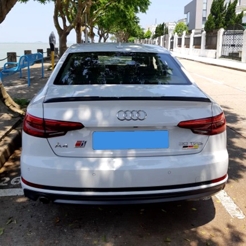 Для Audi A4 B9 задний багажник спойлер Высокое качество ABS Материал грунтовка Цвет для хвостовой части автомобиля декоративное крыло