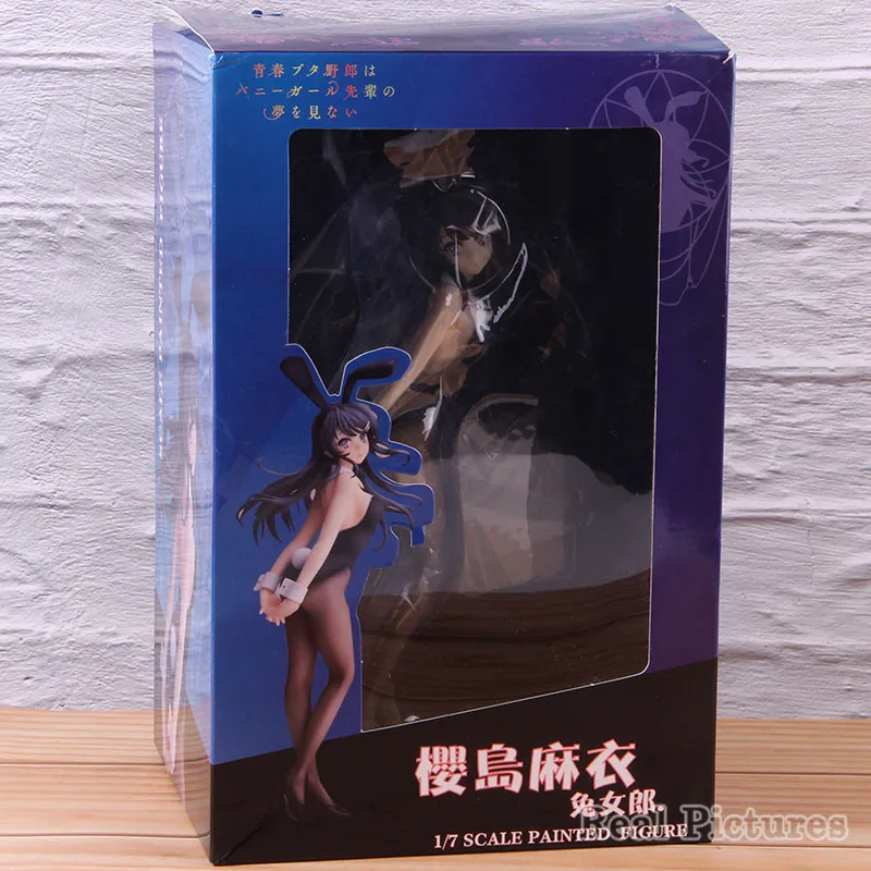 Rascal Not Dream of Bunny Girl Senpai Sakurajima Mai 1/7 Масштаб ПВХ Sakurajima Mai фигурка Коллекционная модель игрушка в подарок