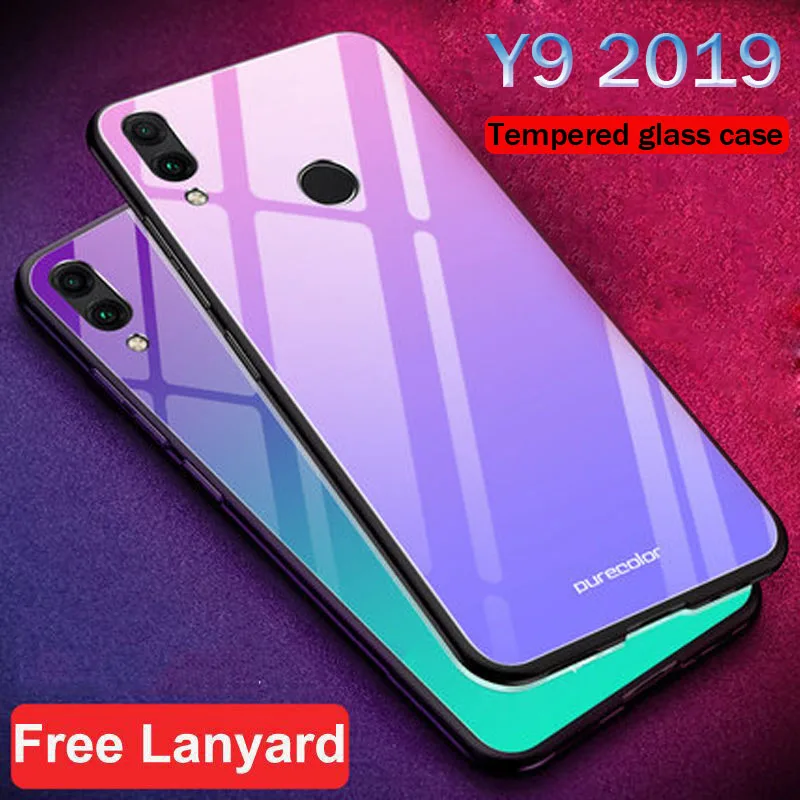 Чехол 6 5 дюйма для Huawei Y9 2019 мультяшный мягкий чехол телефона Y 9 защитный чехлы